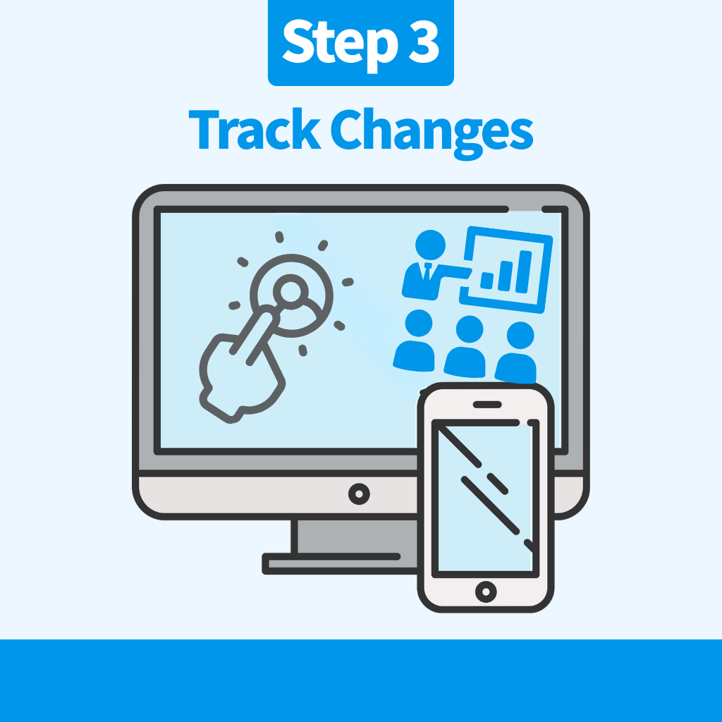 Track follower count changes over time
